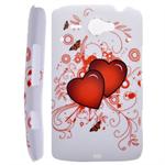 HTC ChaCha Motiv Cover (Double Heart)
